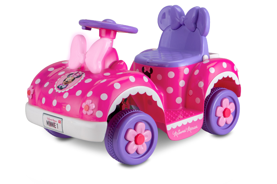 Minnie Mouse Car Cars Kid Kids Ride-On for Trax - | – Flybar