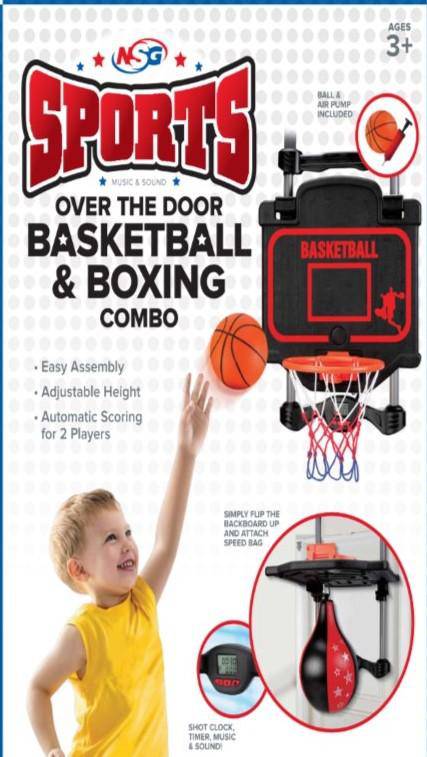 NSG Over The Door Combo: Speed Bag & Basket ball - NSG Products