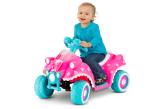 6V Minnie Mouse Quad  Hot pink