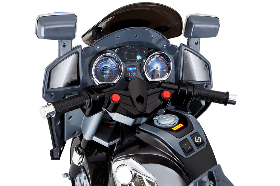 Kid Trax Police Motorcycle Ride on Toy – Flybar