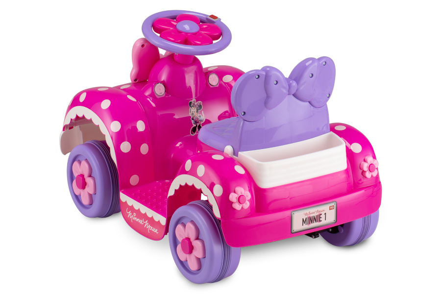 6V Dsny Minnie Mouse Car - Pink